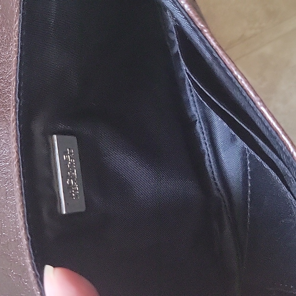 Y2K VTG Michael Kors Brown Quilted Leather Bag - Picture 7 of 9